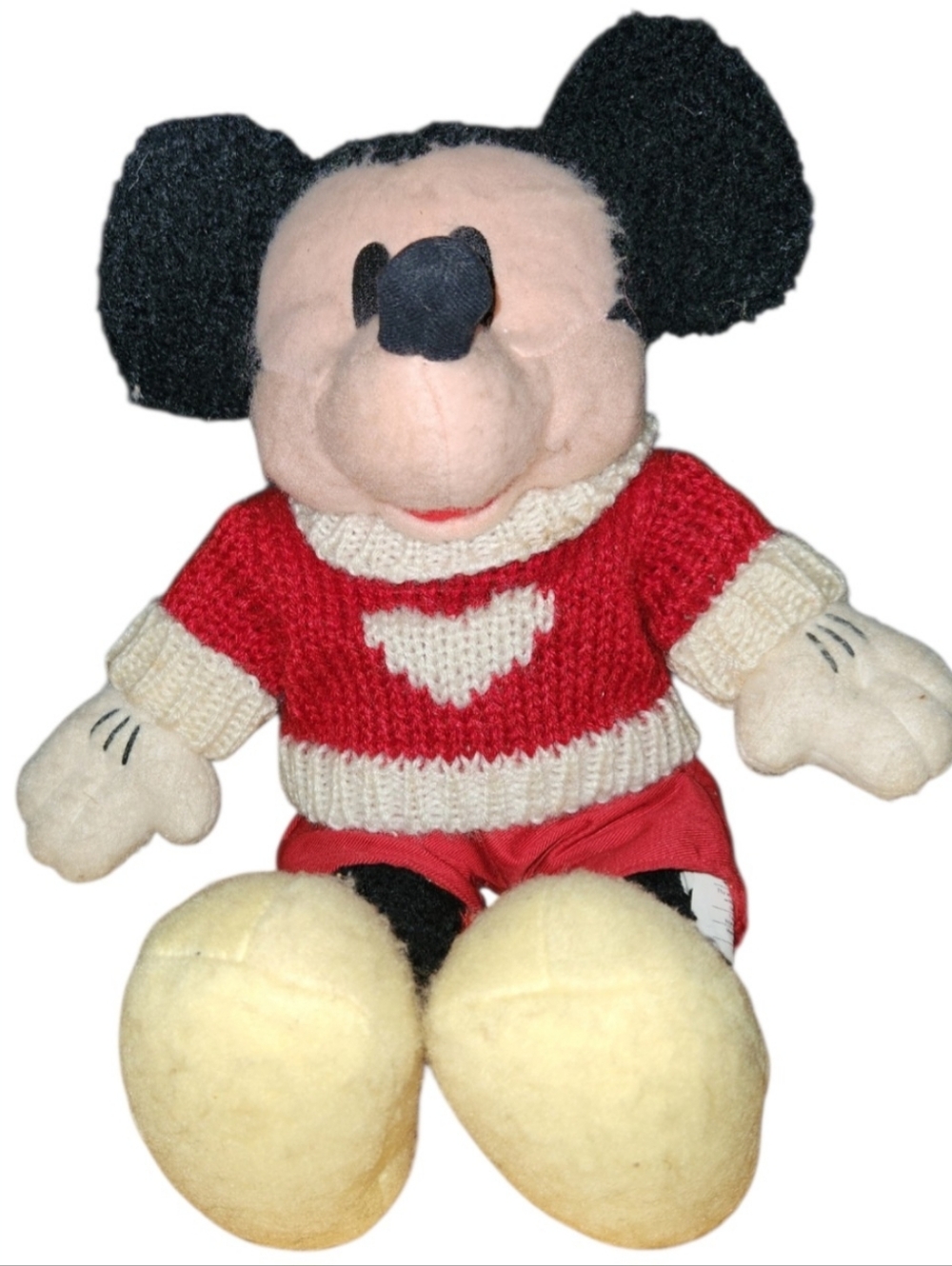 Vintage & Rare Mickey Mouse Valentine Plush Disney Store